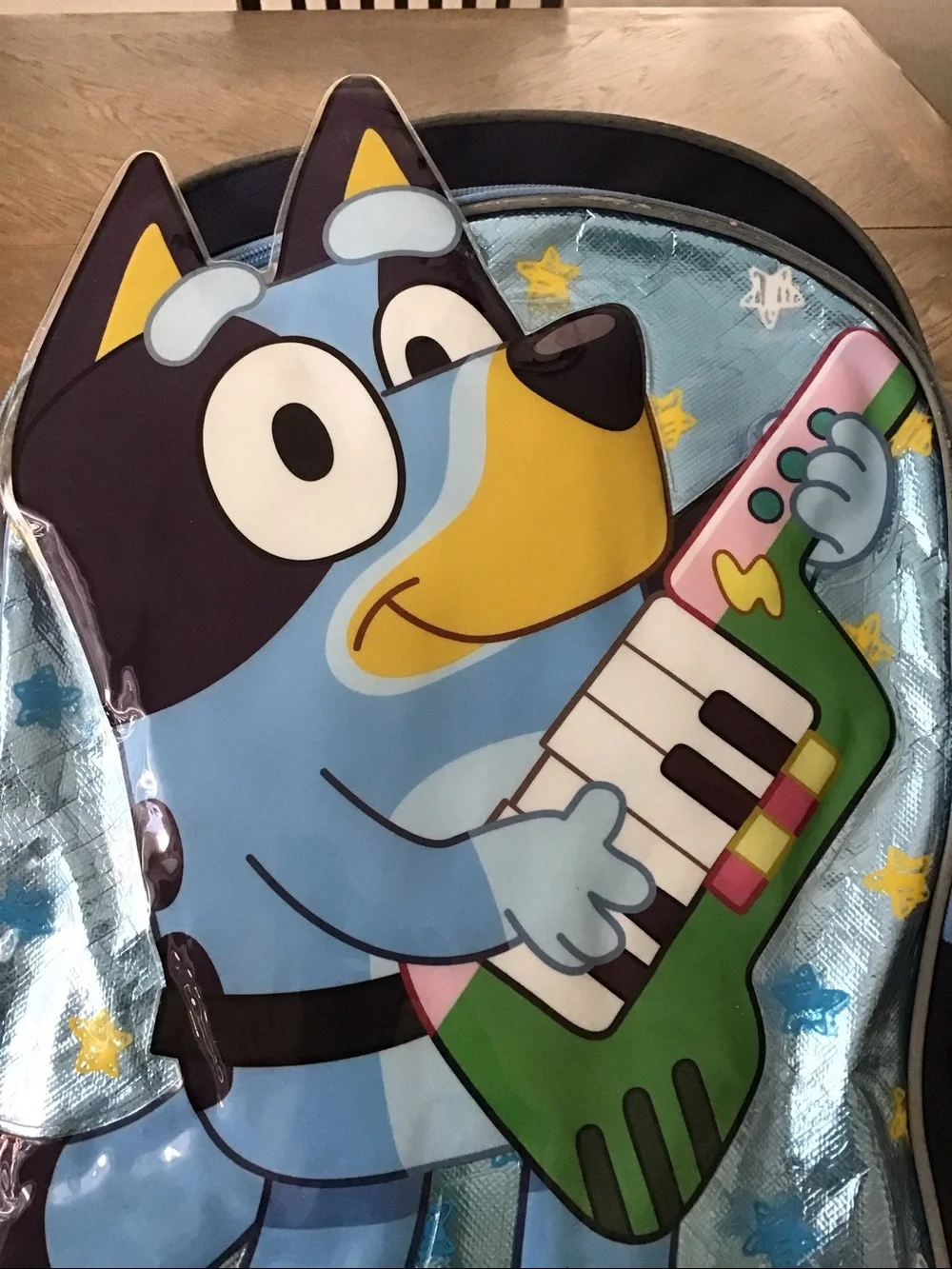 Bluey backpack full size, and lunch box